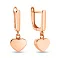 Золотые серьги-подвески (арт. 107950) – изображение 1