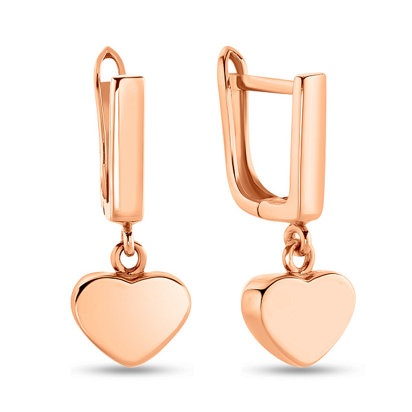 Золотые серьги-подвески (арт. 107950) – изображение 1