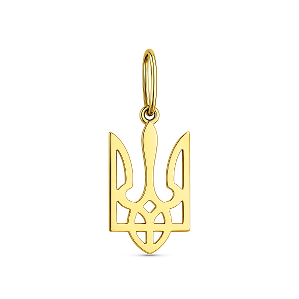 Золота підвіска Тризуб (арт. 440579ж) – зображення 1