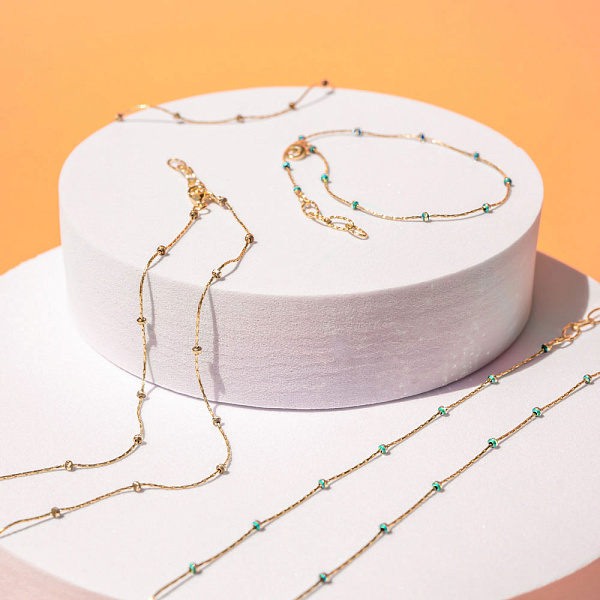 Золоте кольє Francelli (арт. 351331жз) – зображення 4