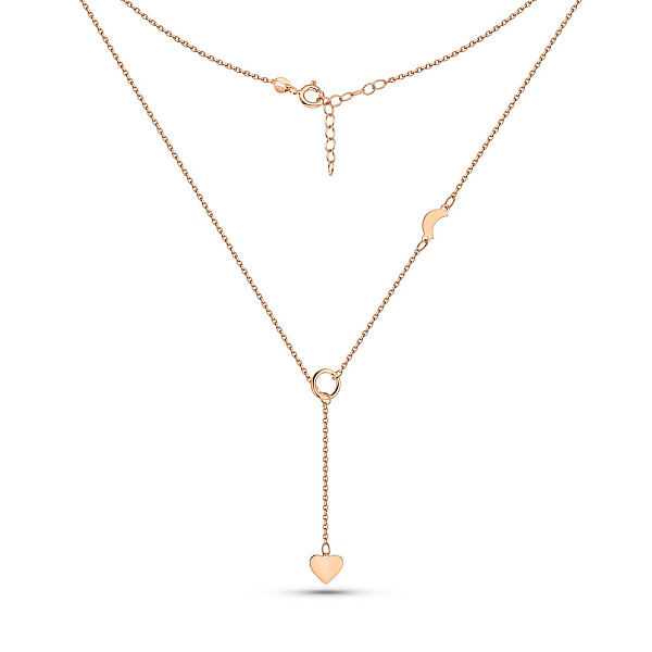 Колье из красного золота без камней (арт. 352625) – изображение 2