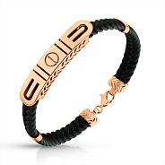 Браслет з каучуку та золота (арт. 3261310)