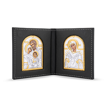 Икона Святое Семейство-Семистрельная (80х85 мм) (арт. K-1/005-006G)