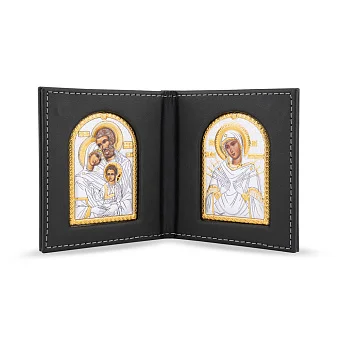 Икона Святое Семейство-Семистрельная (80х85 мм) (арт. K-1/005-006G)