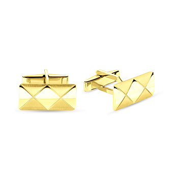 Запонки мужские из золота (арт. 210077жм)