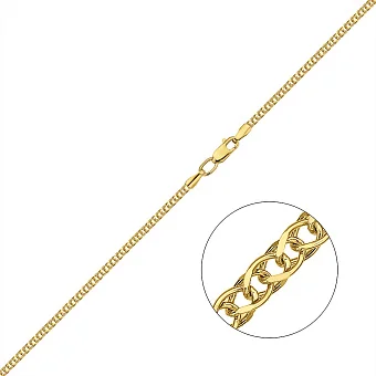 Золотая цепочка в плетении Спига фантазийная (арт. ц3012904ж)