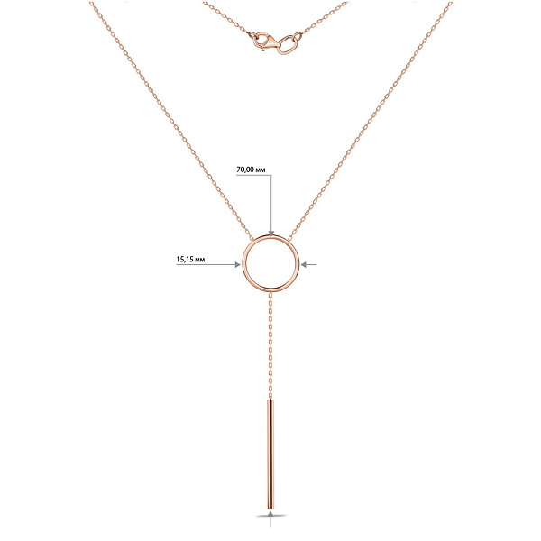 Кольє золоте (арт. 350867) – зображення 4