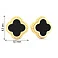 Золоті сережки з емаллю (арт. 1101128жеч) – зображення 2
