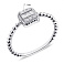 Серебряное кольцо с фианитами (арт. 7501/6225) – изображение 2