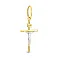 Крестик с распятием из желтого золота (арт. 501351ж) – изображение 1