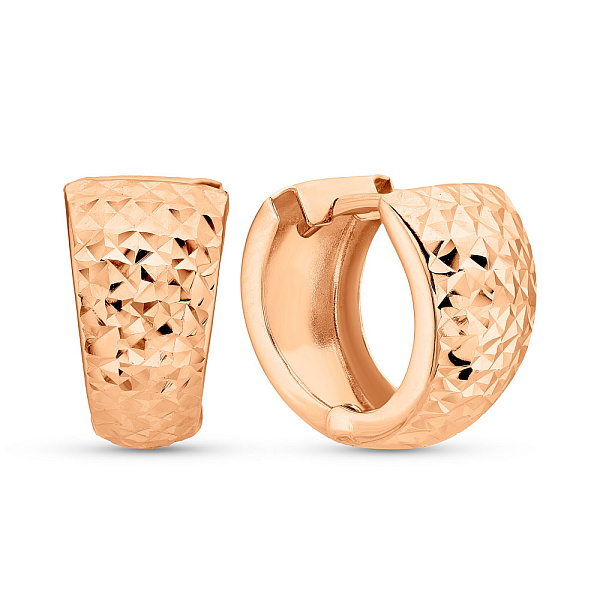 Серьги из красного золота (арт. 109794/15) – изображение 1