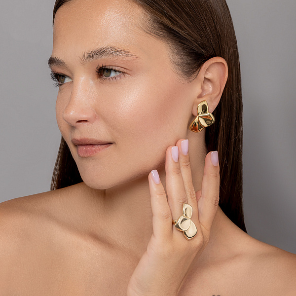 Золота каблучка Francelli (арт. 141418ж) – зображення 6