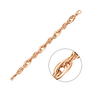 Браслет из красного золота без камней (арт. 323223)