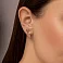 Серьги из красного золота (арт. 111458м) – изображение 2