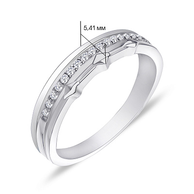 Серебряное кольцо с фианитами (арт. 7501/4631)