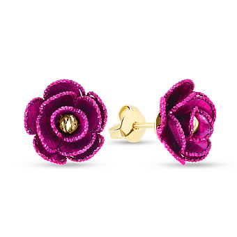 Золотые сережки Francelli (арт. 107835жмлн)