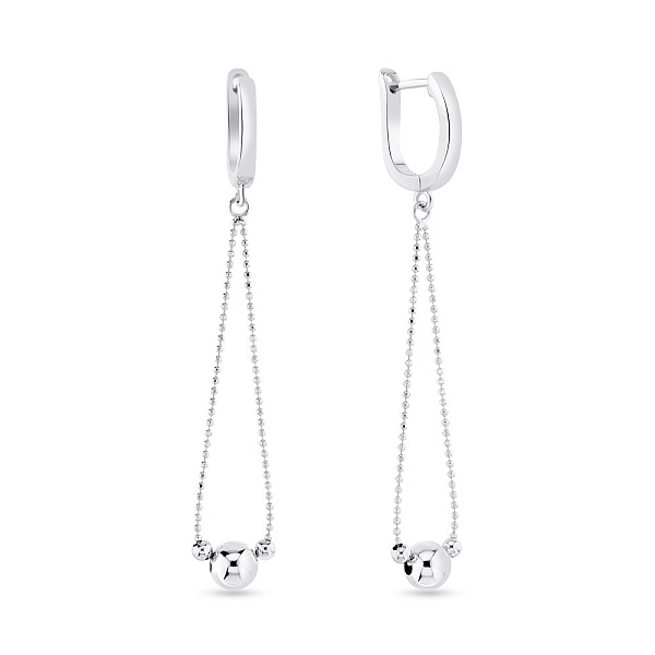 Серьги-подвески из серебра без камней Trendy Style (арт. 7502/4566) – изображение 1