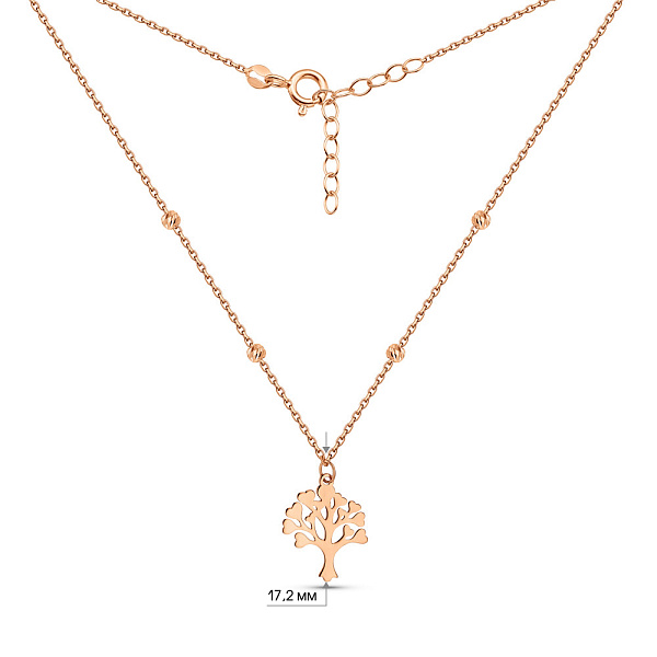 Золотое колье Дерево жизни (арт. 352763) – изображение 4