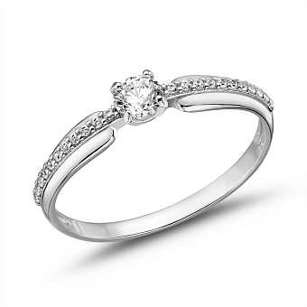 Серебряное кольцо с фианитами (арт. 7501/1521К)
