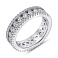 Серебряное кольцо с дорожкой из фианитов (арт. 7501/8156) – изображение 1