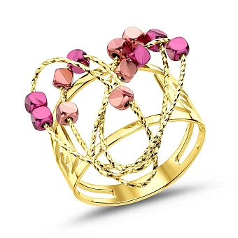 Золотое кольцо Francelli (арт. 156125жмлнр)