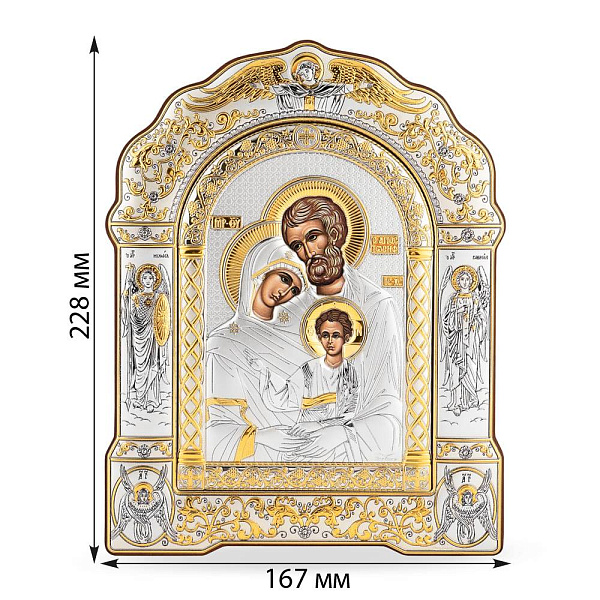 Ікона Святе Сімейство (167x228 мм) (арт. AR-4/005G/K) – зображення 2