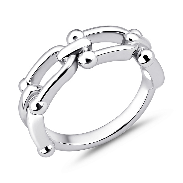 Серебряное кольцо без камней (арт. 7501/8493) – изображение 1