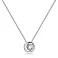 Кольє з білого золота з діамантом (арт. Ц011225010б/2) – зображення 1
