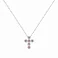 Серебряное колье с крестиком (арт. 7507/2366амлн) – изображение 1