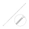 Серебряный браслет с дорожкой из фианитов (арт. 7509/5104) – изображение 1