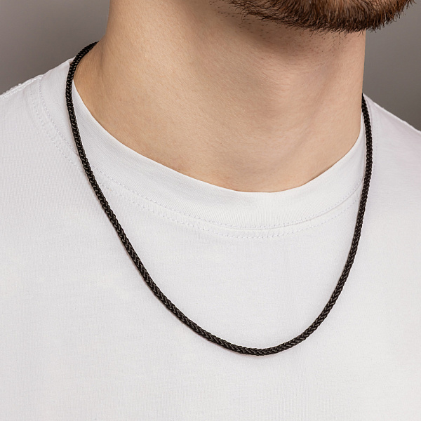 Шовковий ювелірний шнурок з золотим замком (арт. 11203-10) – зображення 3