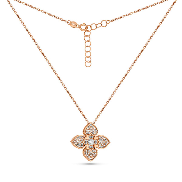 Золоте кольє з фіанітами (арт. 352881) – зображення 2