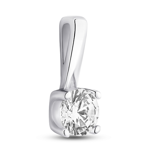 Серебряная подвеска с фианитом (арт. 7503/4624) – изображение 1