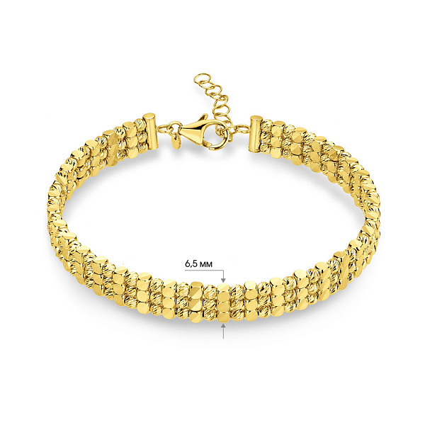 Браслет из желтого золота Francelli (арт. 3261089ж) – изображение 9