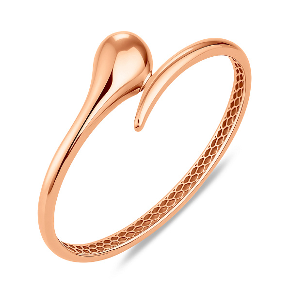 Жесткий золотой браслет (арт. 340118) – изображение 1