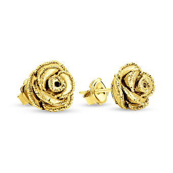 Золотые серьги пусеты Francelli (арт. 105501ж)