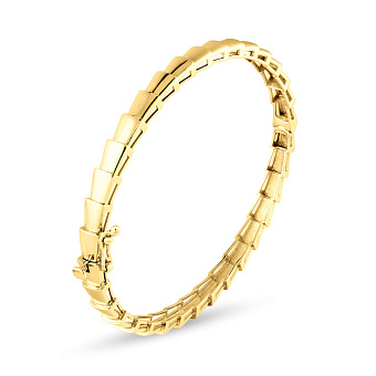 Жорсткий браслет з жовтого золота (арт. 324702ж)