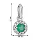 Золотой подвес с изумрудом и бриллиантами (арт. 3192159202и) – изображение 2