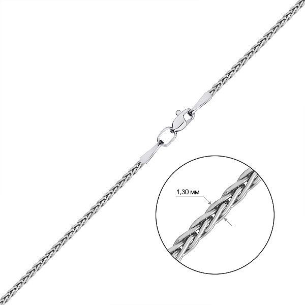 Ланцюжок зі срібла плетіння Спіга квадратна (арт. 7508/3-0355.40.2) – зображення 2