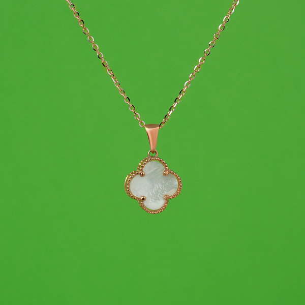 Золотий підвіс з перламутром (арт. 422914/10п) – зображення 2