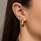 Сережки кільця Francelli з жовтого золота (арт. е108246/20ж) – зображення 2