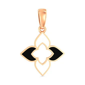 Золотий підвіс з емаллю (арт. 441368ечб)