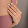 Серебряное кольцо с дорожкой из фианитов (арт. 7501/8659) – изображение 2