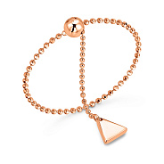 Золотое кольцо Fly с цепочкой (арт. 155782д)