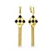 Серьги-подвески Francelli из желтого золота (арт. 1091333жо) – изображение 1