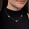 Колье из белого золота (арт. 352438/10б) – изображение 2