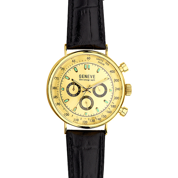 Золотий годинник кварцовий (арт. 260240жжч) – зображення 2