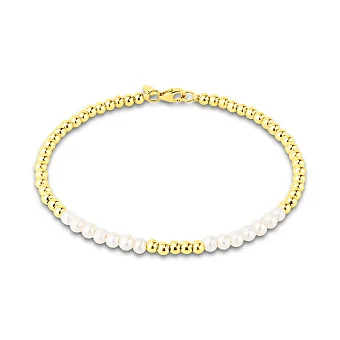 Золотий браслет з перлами (арт. 3261062жпрлб)