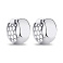 Серьги-кольца из серебра (арт. 7502/20112р) – изображение 1