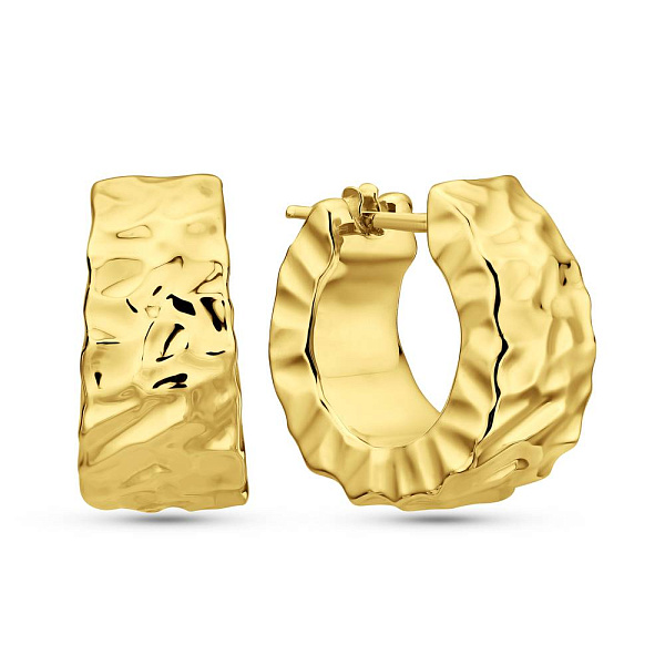 Золотые серьги-кольца Francelli (арт. 1091862/20ж) – изображение 1